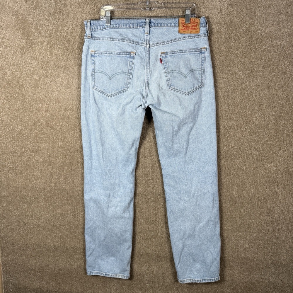 Levi's 559 Jeans Men's 34x32 Light Wash Relaxed Straight Denim Pants Y2K Vintage - Picture 11 of 14